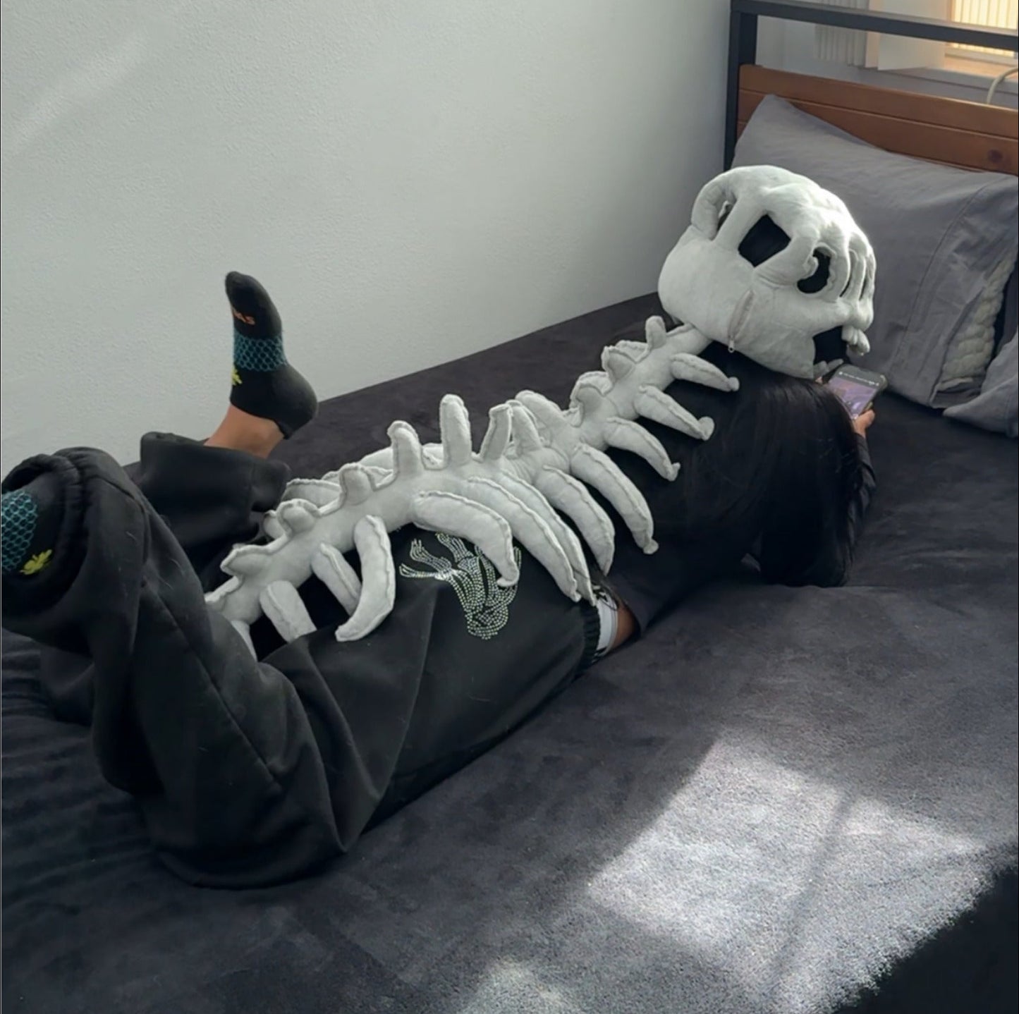 Skeletos™ Plush Dinosaur 🦖✨